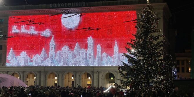 accensione albero di Natale