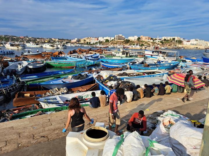 europarlamentari Lega hotspot Lampedusa