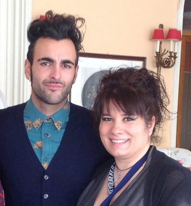 Fabiana Parlato con Marco Mengoni