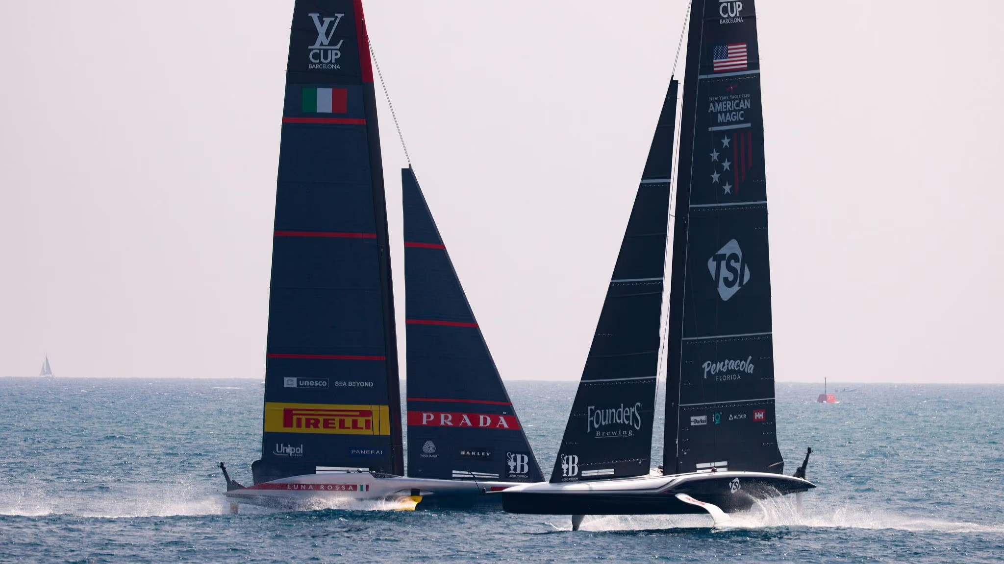 Luna Rossa, le regate di oggi in semifinale