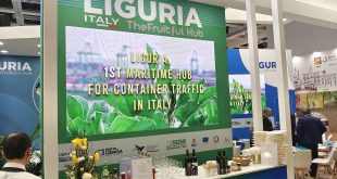 Lo stand dei porti di Genova e Savona alla Fruit Logistic 2025 di Berlino