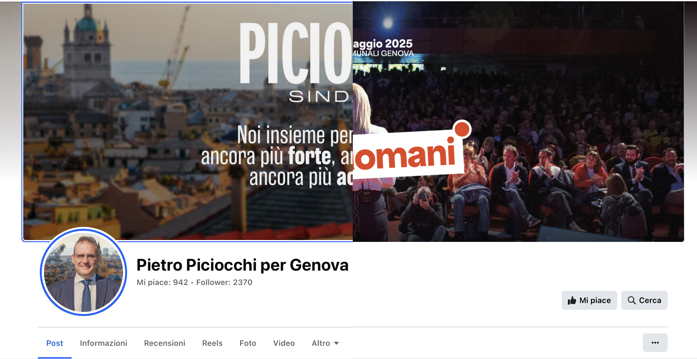 Se il candidato non ci mette la faccia... su Facebook?